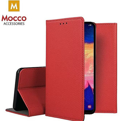 Këllëf libër Mocco Smart Magnet për Xiaomi Mi 10 Mi 10 Pro, me magnet, i kuq