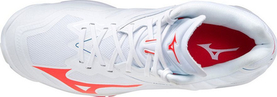 Atlete volejbolli për goca Mizuno për në pallat, Mizuno Wave Lightning Z6 MID, nr. 38.5, të bardha