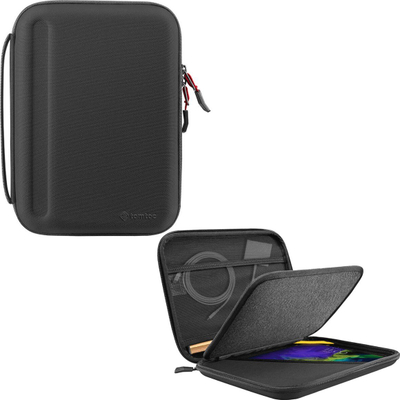 Këllëf tableti Tomtoc FancyCase B06 për iPad Pro 12.9\", material EVA, i zi