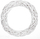 Dекоративен венец Dp Craft Wicker Wreath, 36 cm, бел