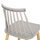 Stol bari mesatar Vanessa 45x48x96Hcm (HM9300.10), gri