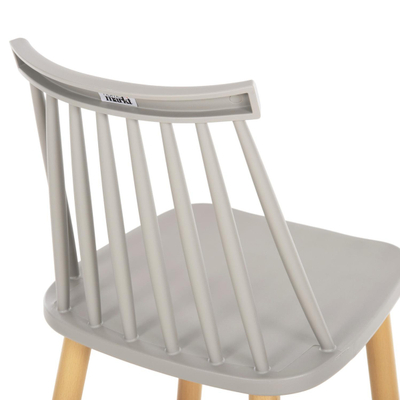Stol bari mesatar Vanessa 45x48x96Hcm (HM9300.10), gri