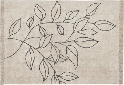 Tepih Beliani SAZLI, 160x230 cm, pambuk, ngjyrë krem