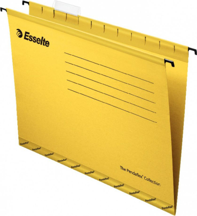 Dosje varëse Esselte Pendaflex 90314, karton 210gsm, e verdhë