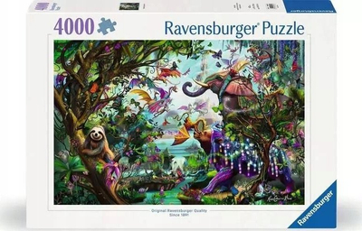 Puzzle Ravensburger The Dragons of the Tropics, 4000 copa, për të rritur, shumëngjyrësh