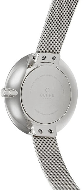 Orë grash Obaku V185LXCIMC, e argjendtë
