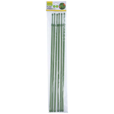 Set shkopinj mbajtës për bimë, 6 copë, 50–80 cm, jeshil