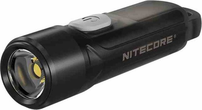 Elektrik dore Nitecore TIKI LE, 300 lumens, me LED të kuqe edhe blu, i zi