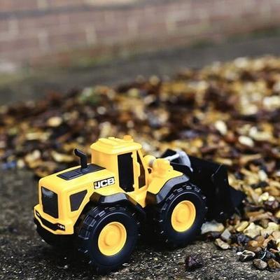 Lodër kamion ndërtimi Tz JCB Mighty Mover Wheel Loader, me dridhje, lëvizje si e vërtetë, shumëngjyrësh