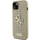 Futrollë Guess GUHCP15SPSP4LGD për iPhone 15 6.1", Perforated 4G Glitter, ngjyrë gold