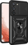 Këllëf telefoni Hybrid Armor Camshield për Samsung Galaxy S23 Plus, me unazë magnetike, me kapak kamere, i zi
