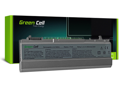 Bateri laptopi Green Cell për Dell Latitude E6400 E6410, 11.1V, 6600mAh, ngjyrë argjendtë