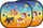 Perde dielli për makinë Paw Patrol STPP-011, set me 2 copë, 44 x 35 cm, të verdha
