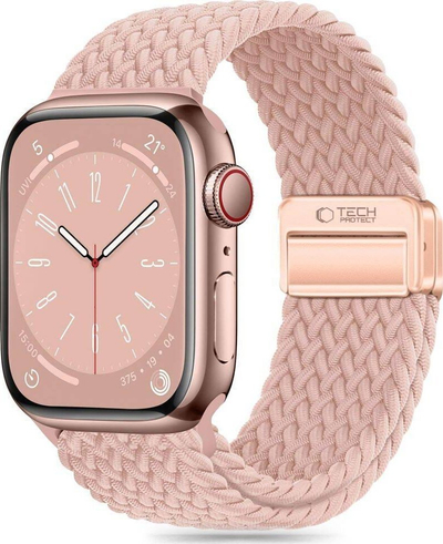 Rrip ore Tech-Protect Nylonmag për Apple Watch 1 9 SE, 38 40 41mm, najlon, Dusty Rose