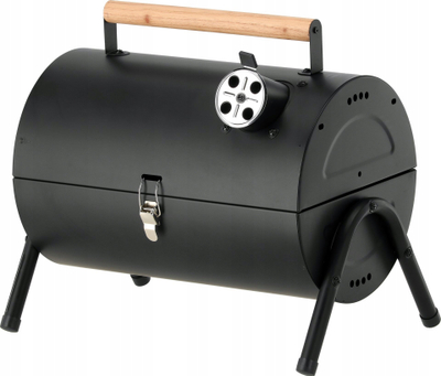 Grill me qymyr LUND 99929, portativ, 2 rrjeta 34x21 cm, i zi