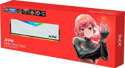 Memorie ADATA XPG Spectrix D50, DDR4, 8 GB, 3600 MHz, CL18, AX4U360016G18I-SW50