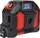 Matës distancash me lazer PRO DL-40M5, 40 m, shirit metalik 5 m, i kuq