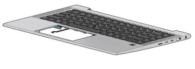 Тастатура за лаптоп HP EliteBook 840 G7 M07090-091, LED осветлување, норвешки распоред, црна