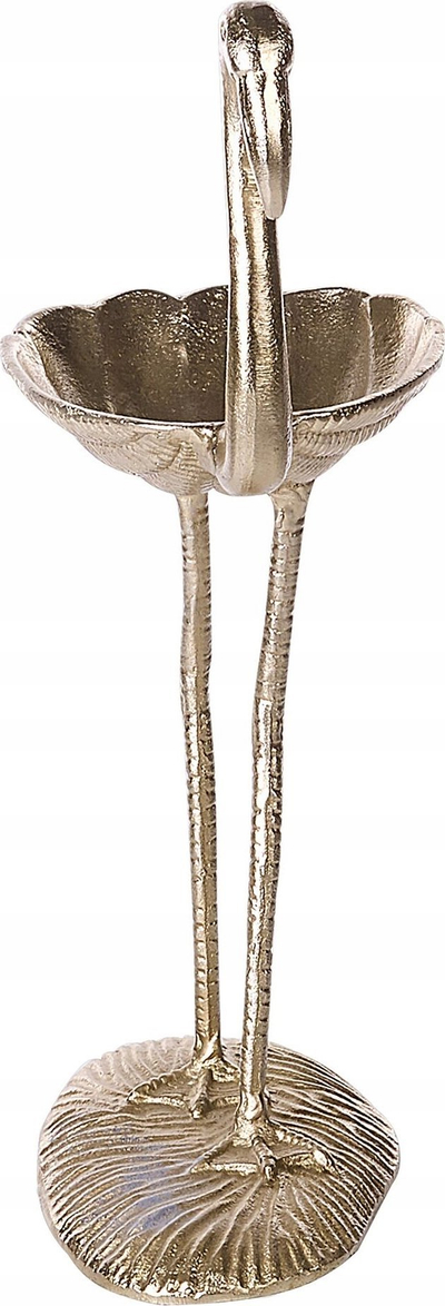Figurinë zbukuruese SANEN Flamingo, metal, 57 cm, ngjyrë ari