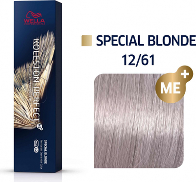 Ngjyrë për flokë Wella Koleston Perfect, 12/61 Special Blonde, 60 ml