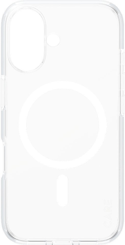 Set mbrojtës CARE by PanzerGlass Flagship 3‑në‑1 për iPhone 16, 6.1", shkon me MagSafe, transparent