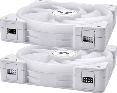 Ventilator kase Thermaltake SWAFAN EX14 ARGB, 14 cm, i bardhë