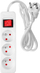 Prizë zgjatuese Neo, 3m, 3x1.5mm2, me buton ON OFF, e bardhë