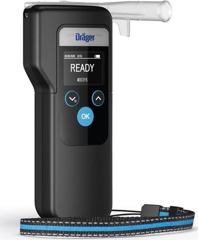Alkooltestues Dräger Alcotest 6000, profesional, ekran me ndriçim, i zi