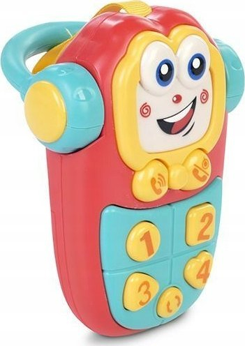 Lodër muzikore telefon E-EDU Artyk, me drita, për kalama 12m+, shumëngjyrëshe