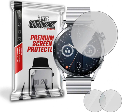 Film mbrojtës mat GrizzGlass për Huawei Watch GT 3 46mm, set 2 copë, transparent