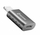 Adapter Swissten Lightning në USB-C, i hirtë