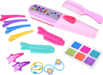 Set lodër për ngjyrosje flokësh Colorful, 6 ngjyra, me aksesorë, shumëngjyrësh
