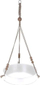 Mbajtëse varese për vazo Home Styling Collection, 27 cm, për bimë të vogla, e bardhë