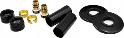 Set maskues për tuba PEX Vario Term Concealing, 3/4", për radiatorë, i zi mat