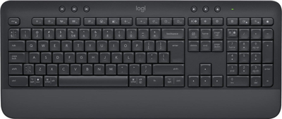Tastierë wireless Logitech Signature K650, me palmrest, graphite