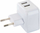Karikues muri Schwaiger LAD230 531, 2x USB, 230V, i bardhë