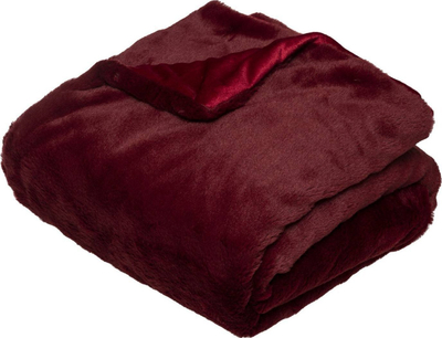 Batanije Furry Blanket Burgundy, 125 x 150 cm, poliester, ngjyrë bordo