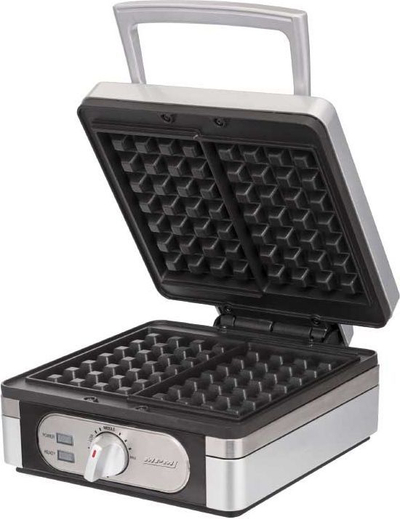 Toster për waffle MPM MGO13, i argjendtë / zi