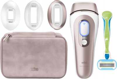 Epilator IPL Braun Smart Skin I-Expert PL7253, inteligjent, 3 koka, me kuti