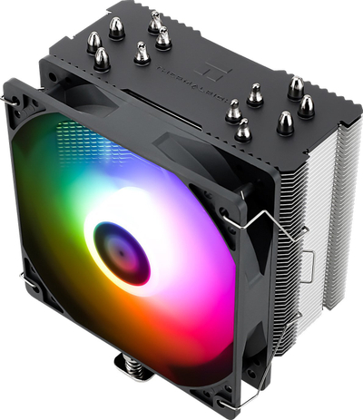 Ftohës CPU Thermalright Burst Assassin 120 ARGB, ventilator 120mm ARGB me ajër, i zi