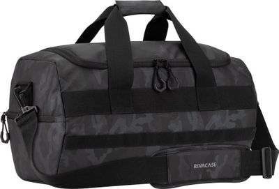 Çantë udhëtimi Rivacase Sherwood Duffel, 30L, poliester poliuretan, kamuflazh