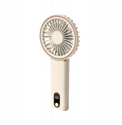 Ventilator portativ OEM W10, karikim USB C, i bezhë
