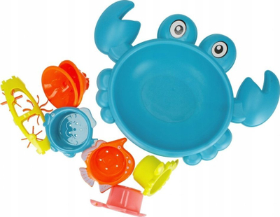 Lodër banje MEGA CREATIVE Bath Toy Crab, gaforre, shumëngjyrëshe