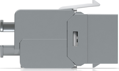 Keystone pa vegla Ubiquiti, Cat6A, set 12 copë, i bardhë