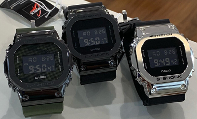 Orë digjitale për meshkuj Casio G-Shock, e zezë