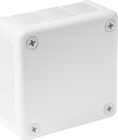 Kuti hermetike elektrike pa brend IP55, 98x98x42mm, e bardhë