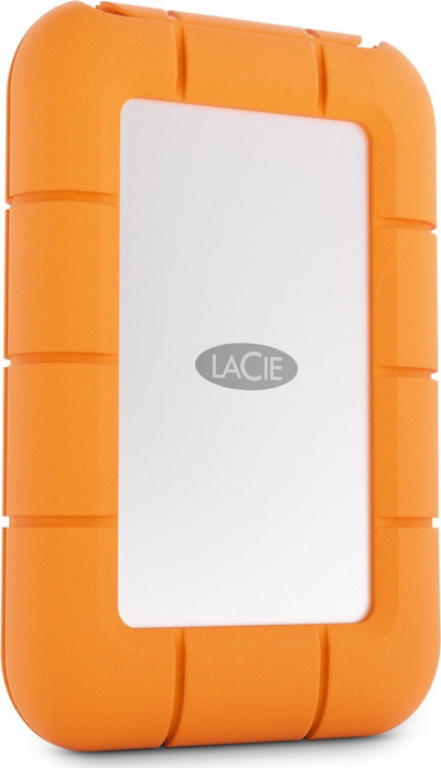 Надворешен SSD LaCie Rugged Mini STMF2000400, 2TB, USB C, сребрено портокалов