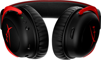 Kufje HyperX Cloud II - Wireless, të zeza/kuqe
