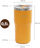 Termus gotë Fiskars On the Go, 0.5L, portokalli