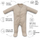 Body për bebe Leopoldi 107030, mëngë të gjata, madhësia 50, blu e çelët